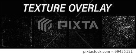 Overlay noise texture. Distressed gradient effect in monochrome style Overlay noise texture. Distressed gradient effect in monochrome style 99435151