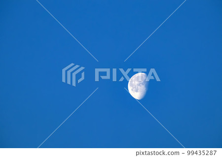 moon at blue sky and moonlight moon at blue sky and moonlight 99435287