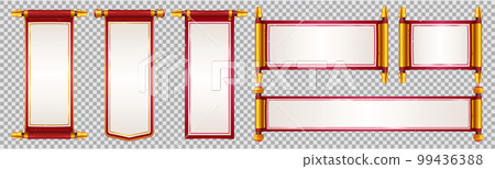 Chinese paper scroll vector dialogue frame set Chinese paper scroll vector dialogue frame set 99436388