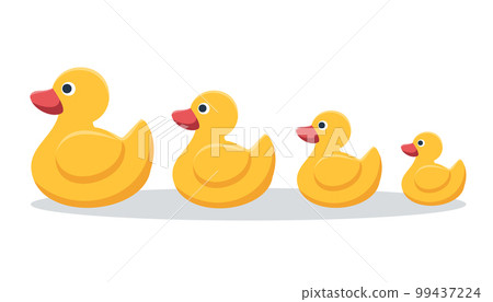 yellow rubber duck for bath vector illustration yellow rubber duck for bath vector illustration 99437224