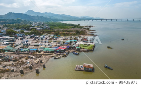 a Squatter housing in Lau Fau Shan, hong kong, Feb 18 2023 99438973