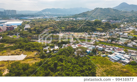 a Squatter housing in Lau Fau Shan, hong kong, Feb 18 2023 99438977