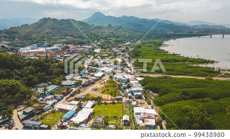 a Squatter housing in Lau Fau Shan, hong kong, Feb 18 2023 99438980