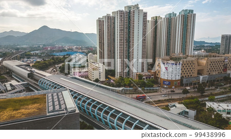 the landscape of the Tin Shui Wai Estate, Feb 18 2023 the landscape of the Tin Shui Wai Estate, Feb 18 2023 99438996
