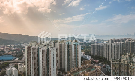 a landscape of the Tin Shui Wai Estate, Feb 18 2023 a landscape of the Tin Shui Wai Estate, Feb 18 2023 99439019