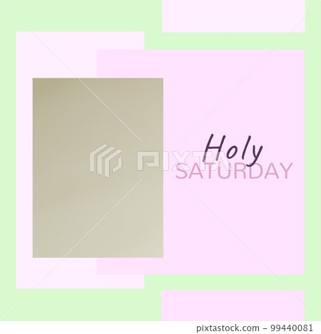 Composition of holy saturday text and copy space over multi coloured background Composition of holy saturday text and copy space over multi coloured background 99440081