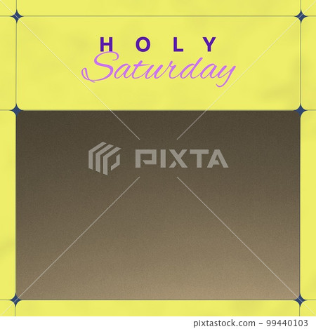 Composition of holy saturday text and copy space on grey background Composition of holy saturday text and copy space on grey background 99440103