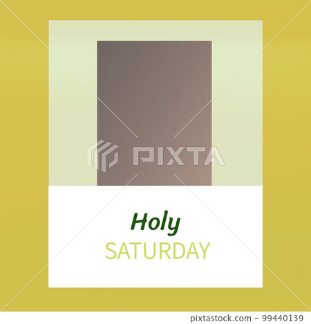 Composition of holy saturday text and copy space over multi coloured background Composition of holy saturday text and copy space over multi coloured background 99440139