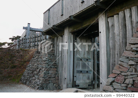 Arato Castle Ruins Gate [Shiroyama Historical Park] Kamiyamada, Chikuma City, Nagano Prefecture 99440322