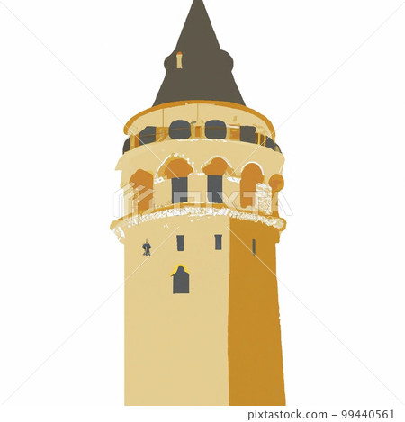 touristic landmark of istanbul, galata tower touristic landmark of istanbul, galata tower 99440561
