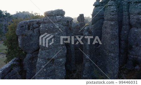 Nature scenery with unique geological formations at morning sunrise. Nature wilderness. Nature scenery with unique geological formations at morning sunrise. Nature wilderness. 99446031