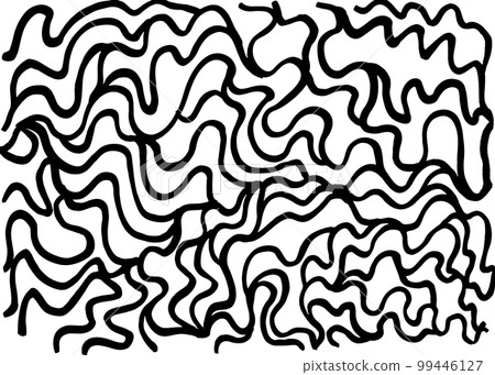 Grunge Ink Dry Brush Abstract Texture 99446127