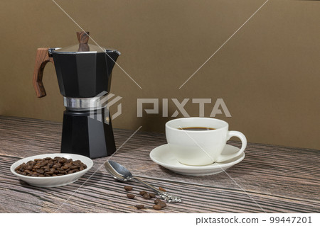 creative concept photo of moka pot 99447201