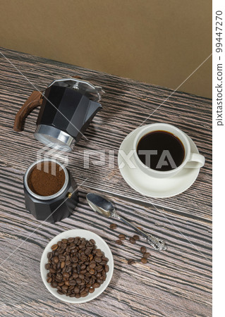 creative concept photo of moka pot creative concept photo of moka pot 99447270