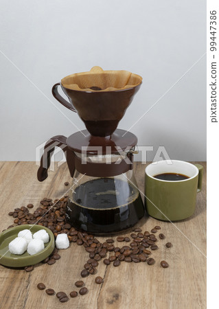 creative concept photo of drip coffee 99447386