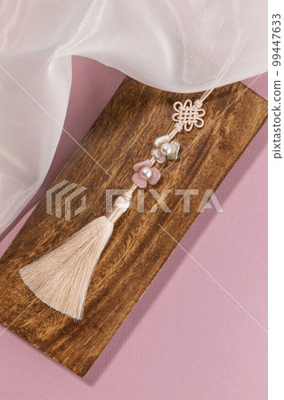 collection of korean traditional objects_wood objet and Norigae 99447633