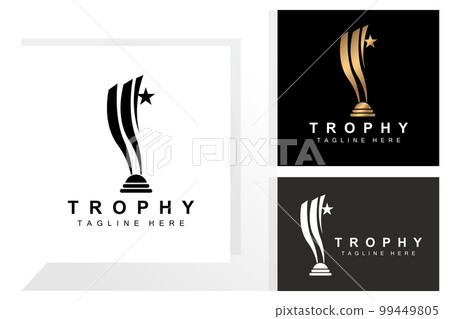 Trophy Logo Design, Award Winner Championship Trophy Vector, Success Brand Trophy Logo Design, Award Winner Championship Trophy Vector, Success Brand 99449805