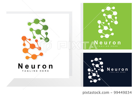 Neuron Logo Design Vector nerve cell illustration Molecular DNA health brand Neuron Logo Design Vector nerve cell illustration Molecular DNA health brand 99449834