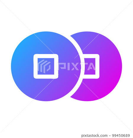 chinese icon new year gradient purple style illustration vector perfect. 99450689