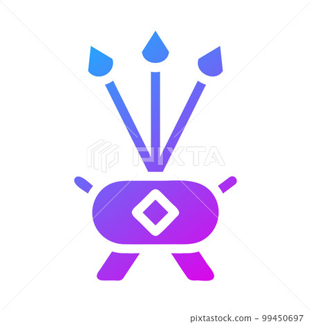 chinese icon new year gradient purple style illustration vector perfect. 99450697