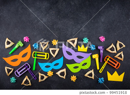 Jewish holiday Purim celebration concept 99451918