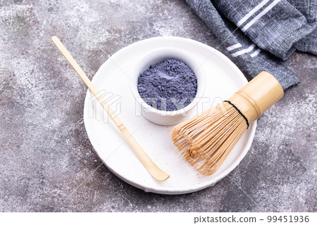 Blue matcha powder from Butterfly pea 99451936