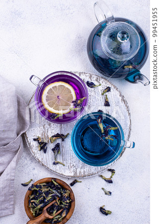 Blue and purple tea Butterfly pea Blue and purple tea Butterfly pea 99451955