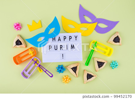 Jewish holiday Purim celebration concept 99452170