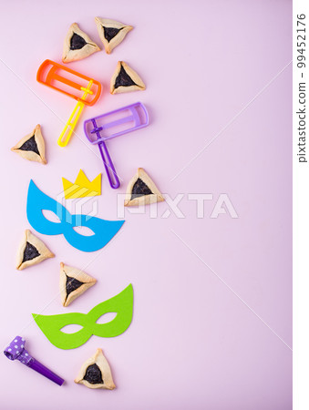 Jewish holiday Purim celebration concept 99452176