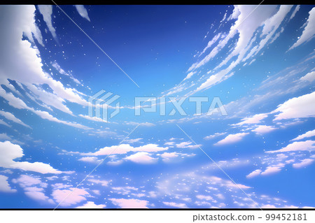 Swirling clouds illustration Swirling clouds illustration 99452181