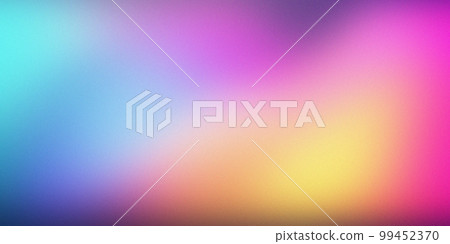 Abstract neon gradient with noise texture. Banner format 99452370