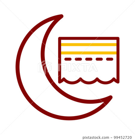 ramadan icon set duocolor red yellow style illustration vector element and symbol perfect. 99452720