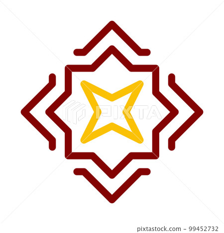 ramadan icon set duocolor red yellow style illustration vector element and symbol perfect. 99452732