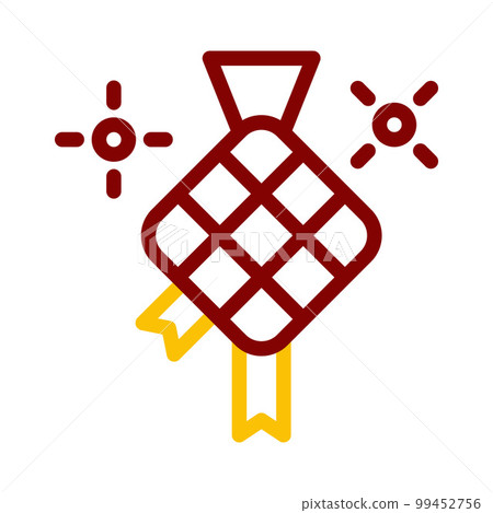 ramadan icon set duocolor red yellow style illustration vector element and symbol perfect. 99452756
