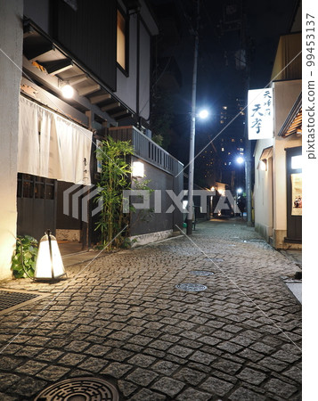 Night view of Kagurazaka hide-and-seek alley 99453137