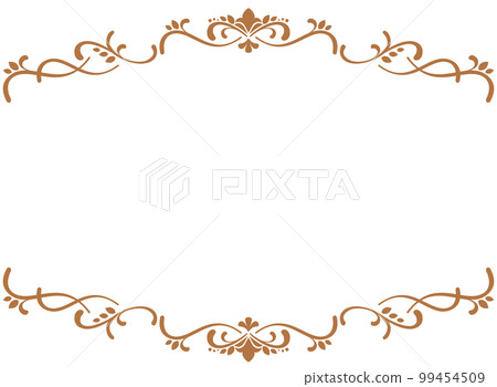 decorative ruled antique frame 99454509
