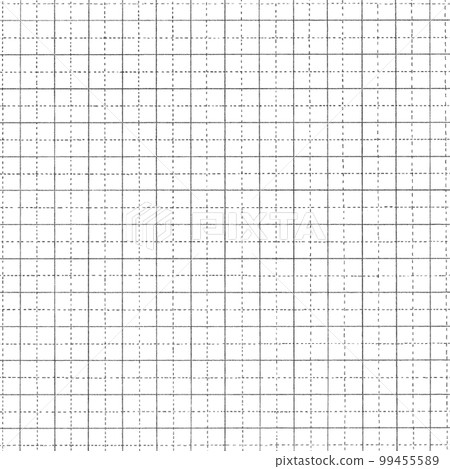 Square hand-drawn graph paper white background 99455589