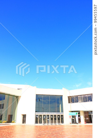 Gamagori city, scenery of Gamagori civic center 99455597