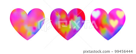 Watercolor hand painted love hearts set,collection, illustrated in red and pink ink and isolated on white for wedding invitations or Valentine's day card. Watercolor hand painted love hearts set,collection, illustrated in red and pink ink and isolated on white for wedding invitations or Valentine's day card. 99456444