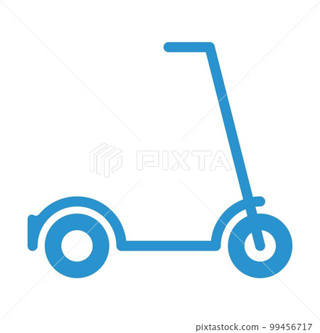 Electric scooter icon design 99456717