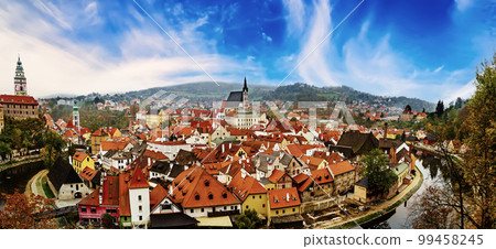 Cesky Krumlov town 99458245