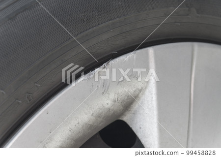 輪胎車輪划痕 99458828