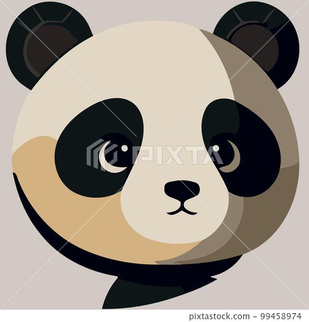 common panda bear mammal animal face common panda bear mammal animal face 99458974