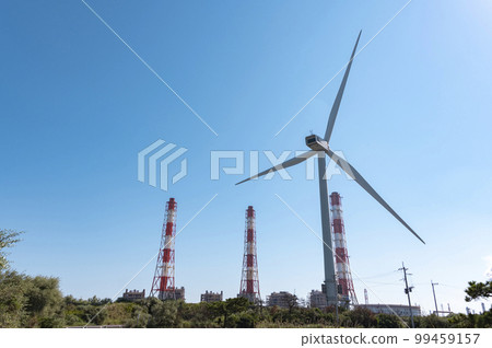 Wind turbines of thermal power stations and wind turbines 99459157
