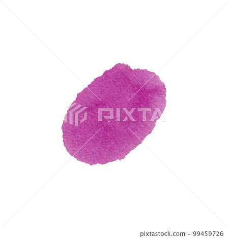 Watercolor oval shape, fill of wine color Watercolor oval shape, fill of wine color 99459726