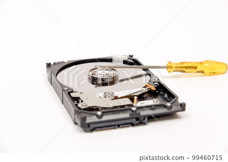 【用螺絲刀拆卸硬盤】 99460715