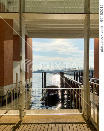 water transport stop at airport in Venice 99462012