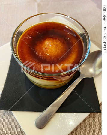 creme caramel dessert in italian local restaurant creme caramel dessert in italian local restaurant 99462023