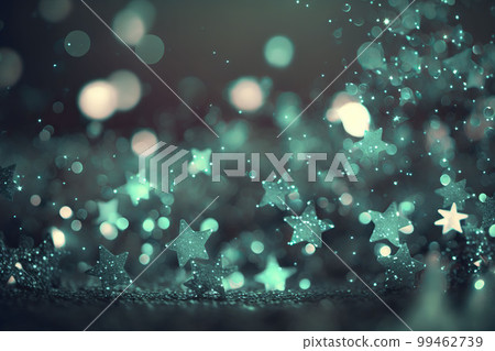 Festive bokeh stars background. Generative Ai. Festive bokeh stars background. Generative Ai. 99462739