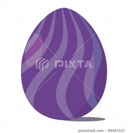 Isolated colored easter egg icon Vector Isolated colored easter egg icon Vector 99463587